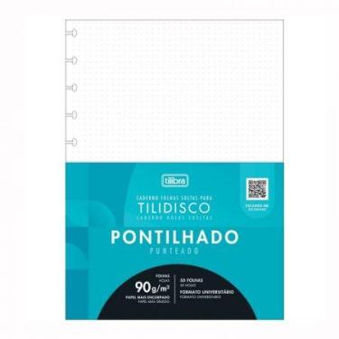 Imagem de Bloco para tilidisco universitário pontilhado 50 folhas - Tilibra
