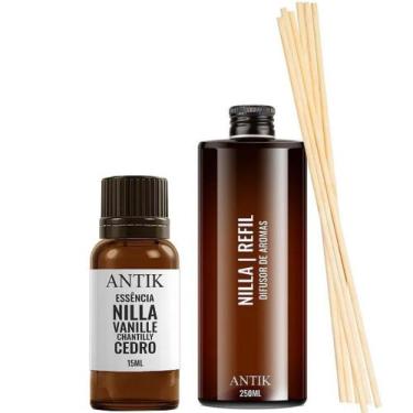 Imagem de Kit Refil La Façon- Nilla + Essência + Varetas - Antik
