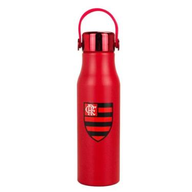 Imagem de Garrafa De Alumínio Com Alça 600ml - Flamengo - Mileno
