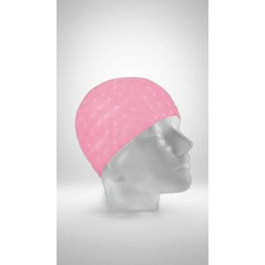 Imagem de Touca Natação Adulto Unissex Poliéster Rosa - Congratulations Store