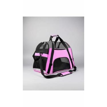 Imagem de Bolsa Pet Transporte Cães Gatos Viagem 8kg Rosa - Congratulations Stor