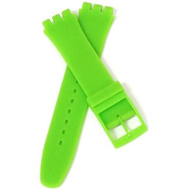 Imagem de Pulseira Relógio Para A Marca Swatch 17 E 19mm Irony Cores - Genérica,