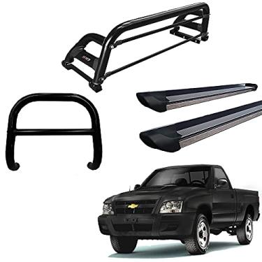 Imagem de Kit Quebra Mato+Estribo PERS+Santo Ant H3 S10 94/11 Preto CS