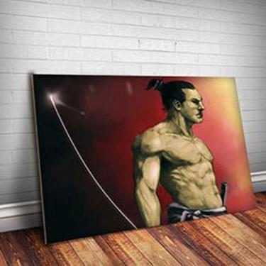 Imagem de Placa Decorativa Samurai Jack 14 Mdf 20X30Cm