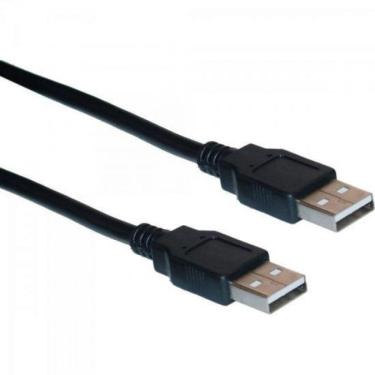 Imagem de Cabo de Dados Usb 2.0 A Macho X Usb 2.0 A Macho 1,8m Preto