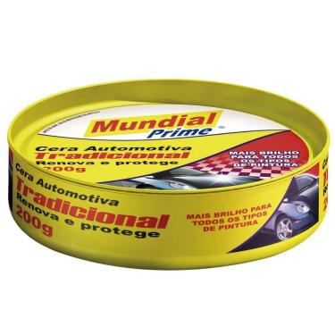 Imagem de Cera Limpadora Prime Com Silicone Automotiva Mundial 200G