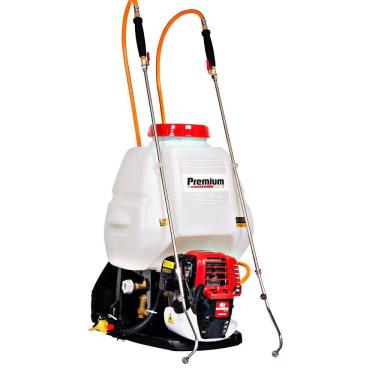 Imagem de Pulverizador Costal Profissional Kawashima PCG 3325-4 33,5cc 4 Tempos Premium a Gasolina 25 Bar Pistão Duplo Com Cabeçote em Latão Prático