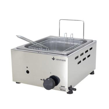 Imagem de Fritadeira Profissional Venâncio Inox 1 Cuba 5 Litros a Gás Sfg112