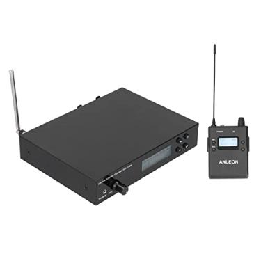 Imagem de estéreo sem fio no monitor de ouvido, de monitor de fone de ouvido sem fio 518-554 MHz, profissional de monitor intra-auricular para Palco Exposição Exposição Palestra(US)