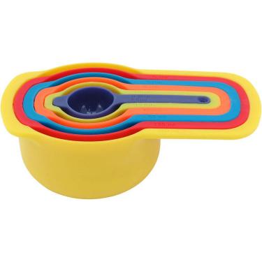 Imagem de MINO JG MEDIDORES COLHERES 16x9x6cm PLÁSTICO COLOR 6PÇ