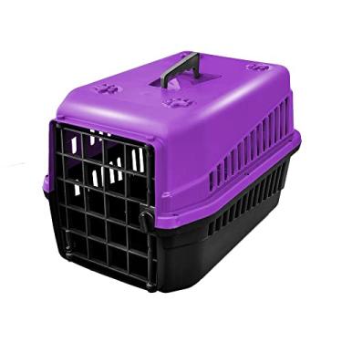 Imagem de Caixa De Transporte N3 Para Cão Cachorro Gato Média A Grand Cor:lilas