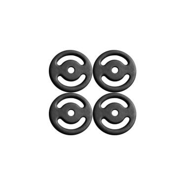 Imagem de Kit Anilhas Pintadas 8Kg Academia Treino Musculação Fitness