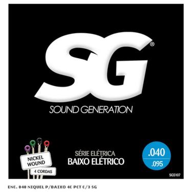 Imagem de Encordoamento Baixo 4 Cordas 0.040 SG