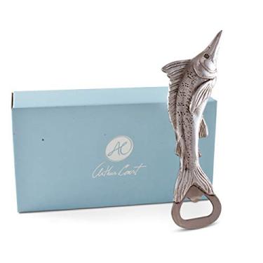 Imagem de Arthur Court Designs – Abridor de garrafas de peixe de alumínio, marlin, pescador, presente para costará de 17,78 cm de comprimento