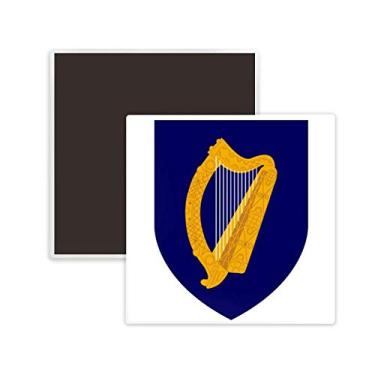 Imagem de Ireland Europe National Emblem Square Cerâmica Ímã de Geladeira Lembrança