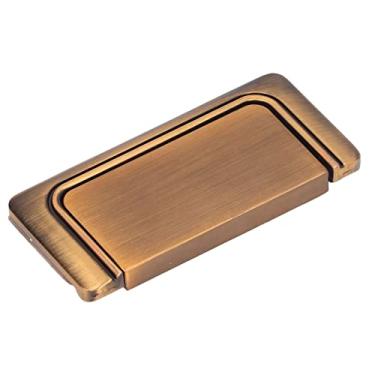 Imagem de Puxador de Porta Embutido Puxador Simples para Armário Puxador Embutido Retro Punch Gaveta Guarda-roupa Porta de Armário Puxador Oculto