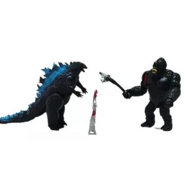 Imagem de Brinquedos Godzilla Vs King Kong Bonecos Articulados Batalha . - Fun G