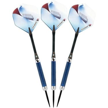 Imagem de Elkadart Lâmina 80% dardos de ponta de aço de tungstênio com estojo de armazenamento/viagem, 21 gramas