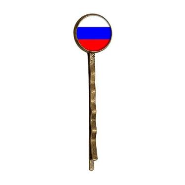 Imagem de Boné de metal retrô com bandeira nacional da Rússia