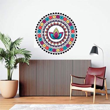 Imagem de Adesivo de Parede Mandala Zen tamanho 50cm x 50cm mod368