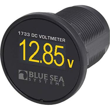 Imagem de Blue Sea Systems 1733 Mini OLED DC Voltímetro, amarelo