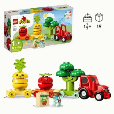 Imagem de Lego Duplo Trator De Verduras E Frutas 19 Peças 10982