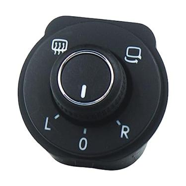 Imagem de Generic Botão de ajuste do retrovisor Interruptor do retrovisor lateral Botão de ajuste de controle 6RD959565D Acessório de substituição direta Interruptor de