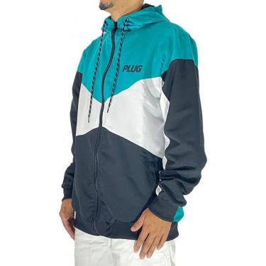 Imagem de Jaqueta Corta Vento Plug Supply (/Preto/Branco)-Unissex