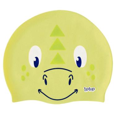 Imagem de Touca Natação Infantil Silicone Dino Sport Verde Tip Top