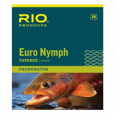 Imagem de Líder Euro Ninfa da RIO Products Leaders com anel Tippet, transparente