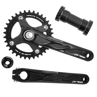 Imagem de Pedivela Absolute Prime Bcd 104mm Movimento Central Hollowtech Mountain Bike MTB Coroa Única 34d Narrow Wide