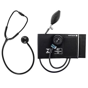 Imagem de Conjunto Estetoscópio e Esfigmomanômetro BIC AZUL