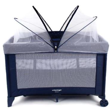 Imagem de Berço Portátil Sleep Azul (Até 18 Kg) - Voyage