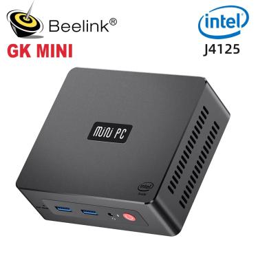 Imagem de Beelink-GK Mini PC Intel Celeron  J4125  Quad Core  DDR4  8GB  256GB  SSD  Desktop com porta HD  LAN