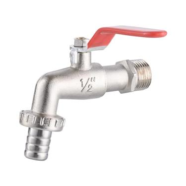 Imagem de Torneira Jardim Esfera Metal Inox Quintal Tanque ½ X ¾