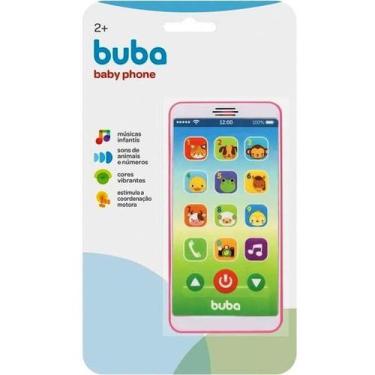 Imagem de Celular Infantil Baby Phone Rosa 6842 Buba