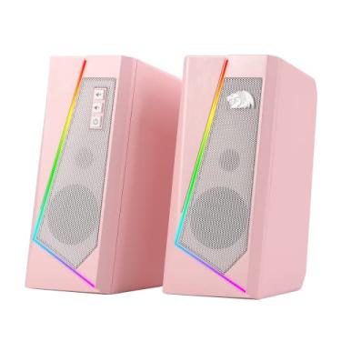 Imagem de Caixa de Som Gamer Redreagon Anvil RGB Rosa - GS520P