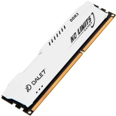 Imagem de Dale7, Memória Gamer Ddr3 8Gb 1600 Mhz Desktop Dale7 No Limits Cor:Branco