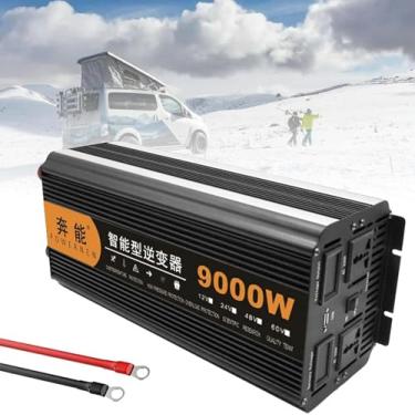 Imagem de 3200W-15000W Smart Power Inverter, Dc(12V/24V) To Ac(220-240V), Pure Sine Wave Inverter With Usb Port + Universal Socket, For Laptop, Mobile Phones, Tablet, Consoles,5000W-12V*-1