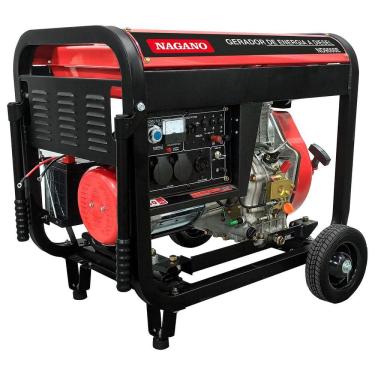 Imagem de Gerador de Energia a Diesel 9kva Monofásico 110v/220v Partida Elétrica