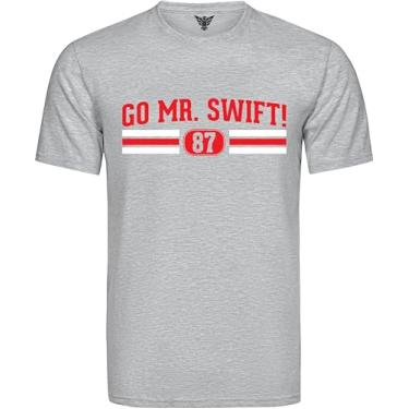 Imagem de Go Mr. Swift! | Camisa engraçada para fã de futebol, Cinza esportivo, 3G