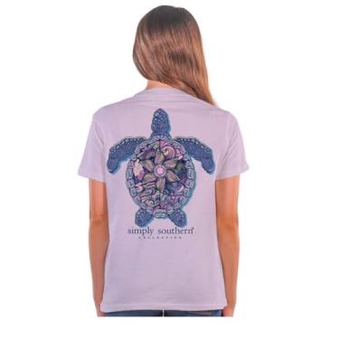 Imagem de Camiseta feminina de manga curta Save The Turtles de ajuste relaxado | Live Your Story | Camiseta feminina elegante e elegante, Mandal, G