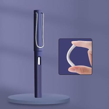 Imagem de Abamabby Lápis Magic Infinity sem tinta com borracha - Lápis Forever reutilizável eterno - azul vintage