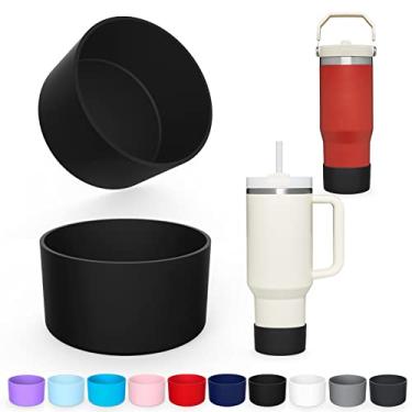 Imagem de Capa de bota de 25 cores para Stanley 1,18 l Quencher & IceFlow 597 g 850 g, 2 peças protetor copo copo copo de silicone capa de bota para stanley, copo de água acessórios, antiderrapante, lavável na lava-louças
