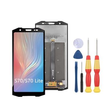 Imagem de SiuVorZhi Tela LCD compatível com Doogee S70 Display LCD Touch Screen Repair Peças de reposição com ferramentas.