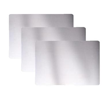 Imagem de Briartw 3 peças de máquina de corte de placa adaptadora de metal inoxidável para matrizes finas de wafer, aumenta a capacidade de corte, adaptador de placa de metal para corte de scrapbooking, calços