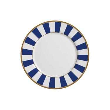 Imagem de Conjunto com 6 Pratos de Sobremesa Stripe Azul Ø21cm
