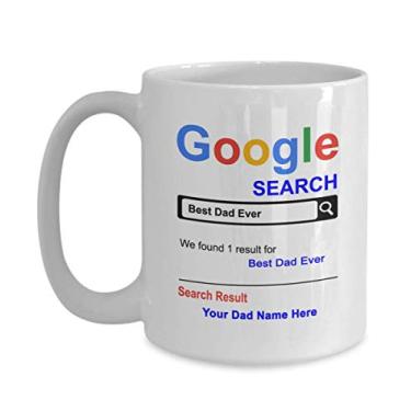 Imagem de SpreadPassion Caneca personalizada do papai - Caneca do melhor pai de todos - Presentes para o pai - ideia de presente para o pai - Caixa de cesta de presente do dia dos pais - Caneca personalizada do pai - para o pai de filha, filho, crianças