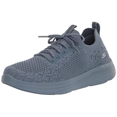 Imagem de Skechers Max Cushion Lite feminino muito feliz, Azul, 34