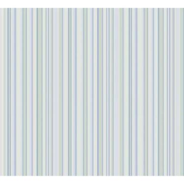 Imagem de Papel de Parede Safari Friends Listrado Azul SF6215